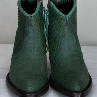 Allens Boots Women's Kyra Boots in green 1 - women's shoe - alternate view