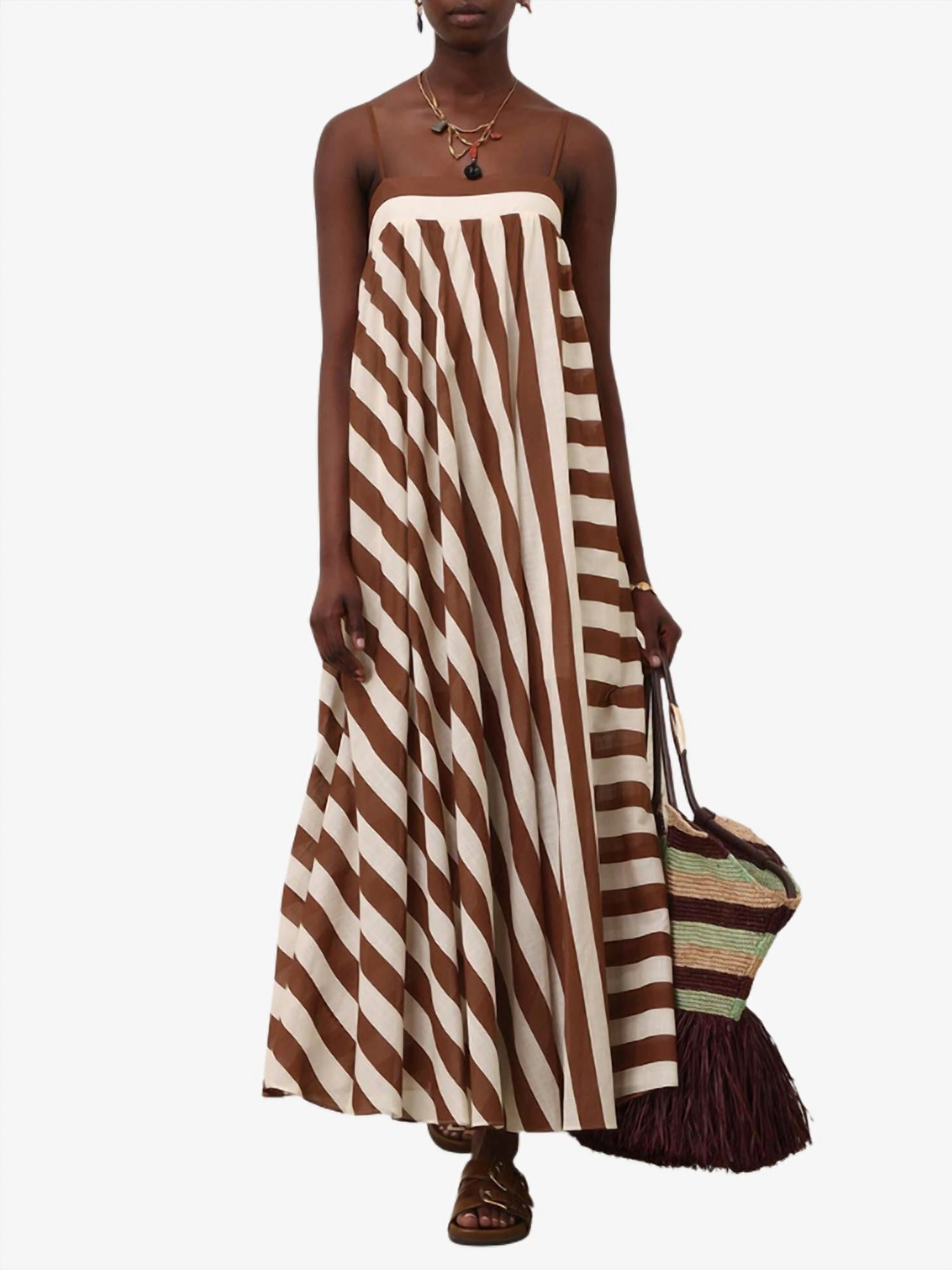 Zimmermann - Daylight Stripe Maxi Dress