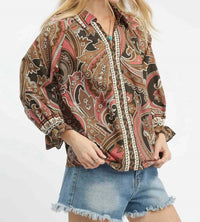 Umgee - Paisley Perfection Blouse