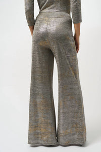 Joseph Ribkoff Jambe Large Pants in beige multi - women's pants - alternate view