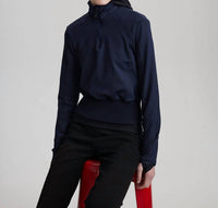 Aztech Mountain Half Zip Fleece Jacket in sander navy - women's jacket