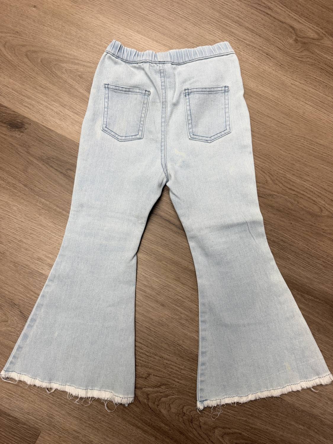 Bailey'S Blossoms - Kids Denim Bell Bottoms Jeans
