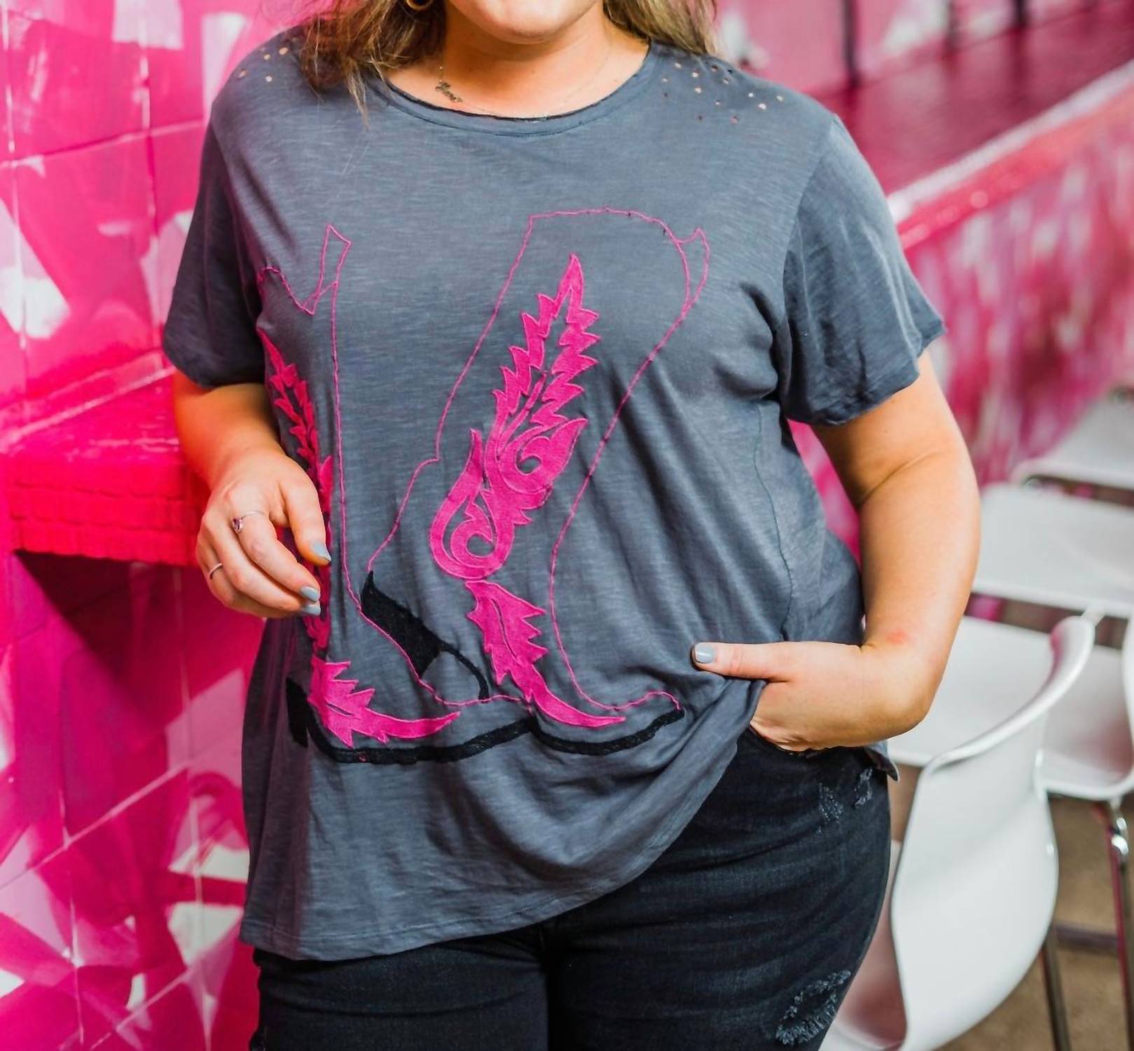 Layerz Clothing - Miranda's Boots Short Sleeve Tee