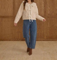 Rylee + Cru - Shearling Collared Coat