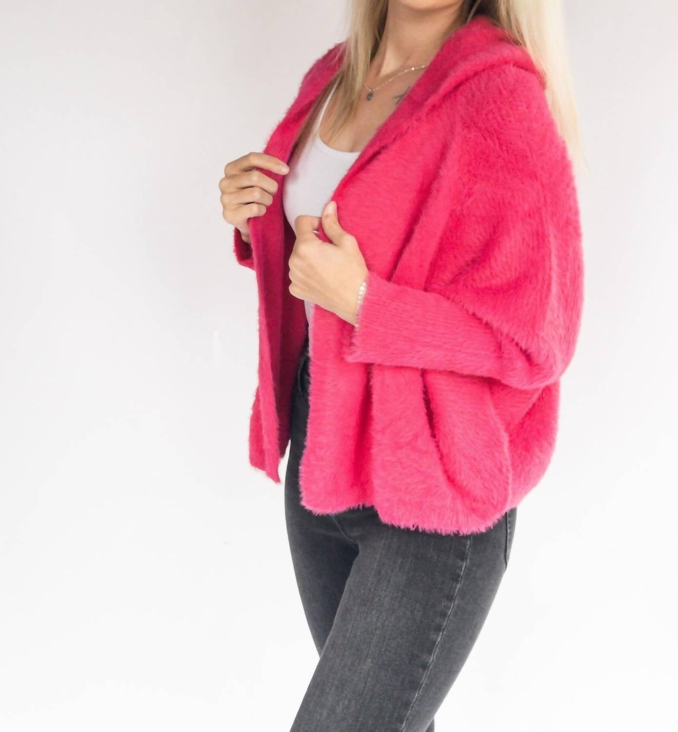 Madelyn - Fuzzy Cardigan