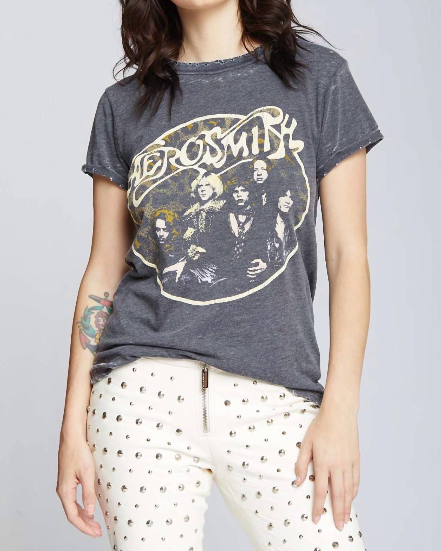 Recycled Karma - Aerosmith Back In The Saddle Fitted Tee