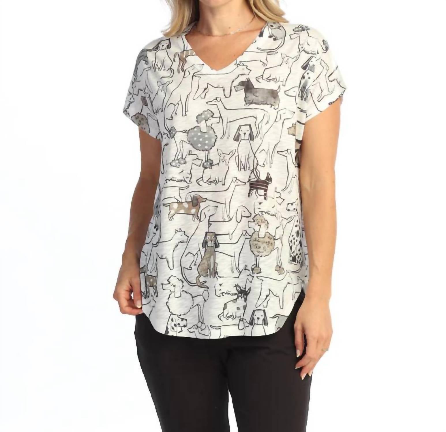 Jess & Jane - Women's Paw Pals Top