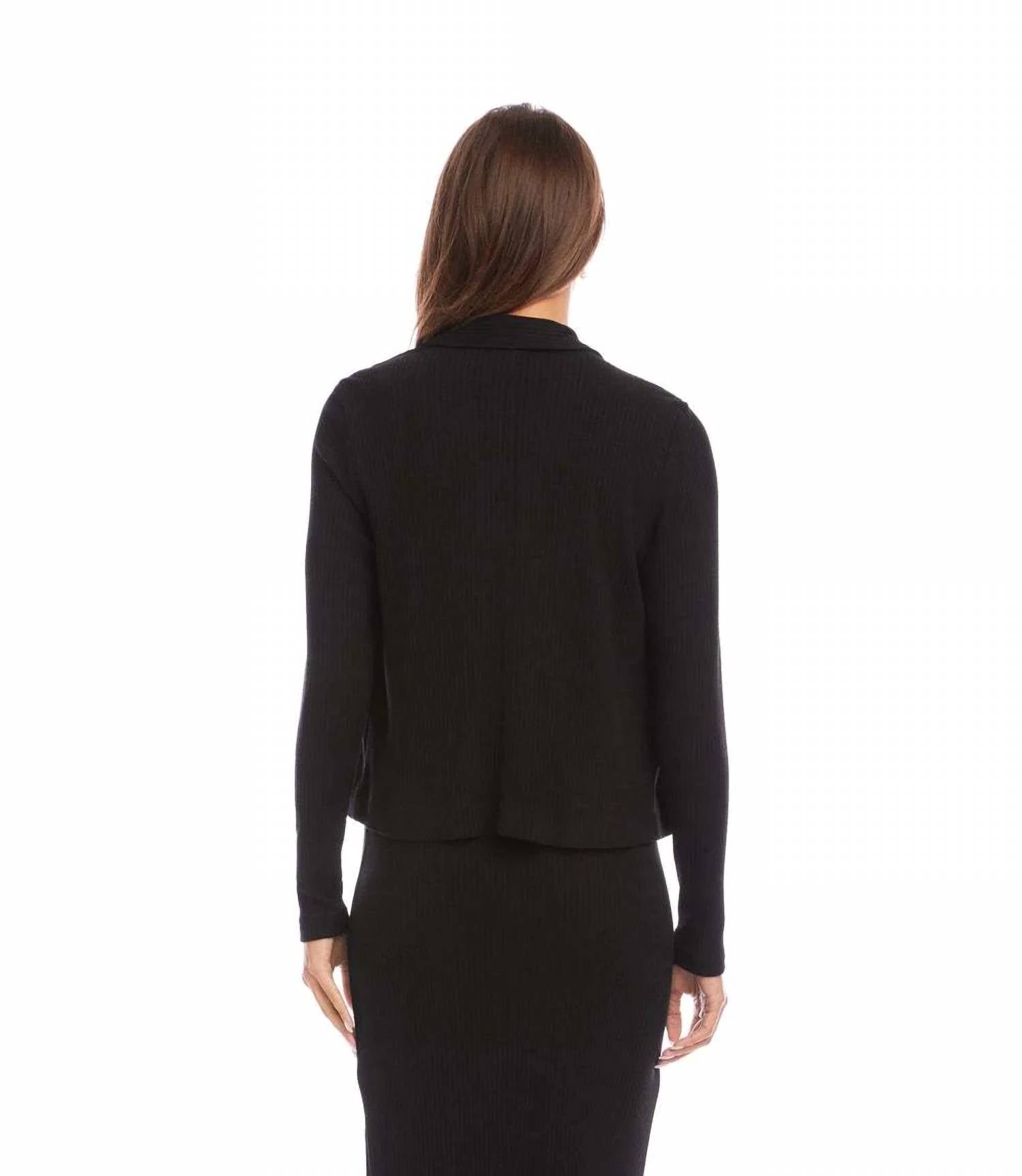 Karen Kane - Ribbed Jacket