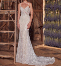L'Amour by Calla Blanche Desiree Wedding Dress in ivory light nude - women's dress