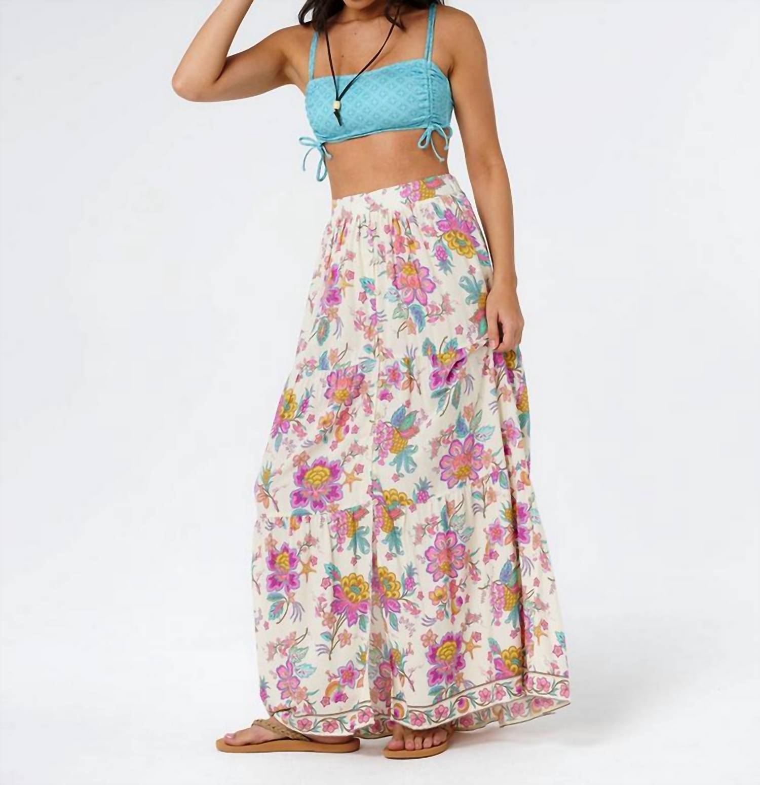 Rip Curl - Half Moon Bay Button Thru Maxi Skirt