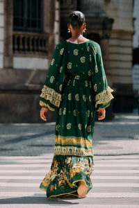 Farm Rio - Ayla Long Sleeve Ruffled Maxi Dress