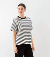 Karen Kane - Stripe Short Sleeve Top
