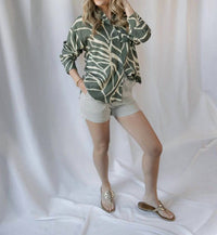 Z Supply - Alfie Tova Palm Button Up Shirt