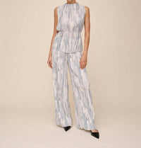 Bella Dahl - Mock Neck With Tie Belt Top