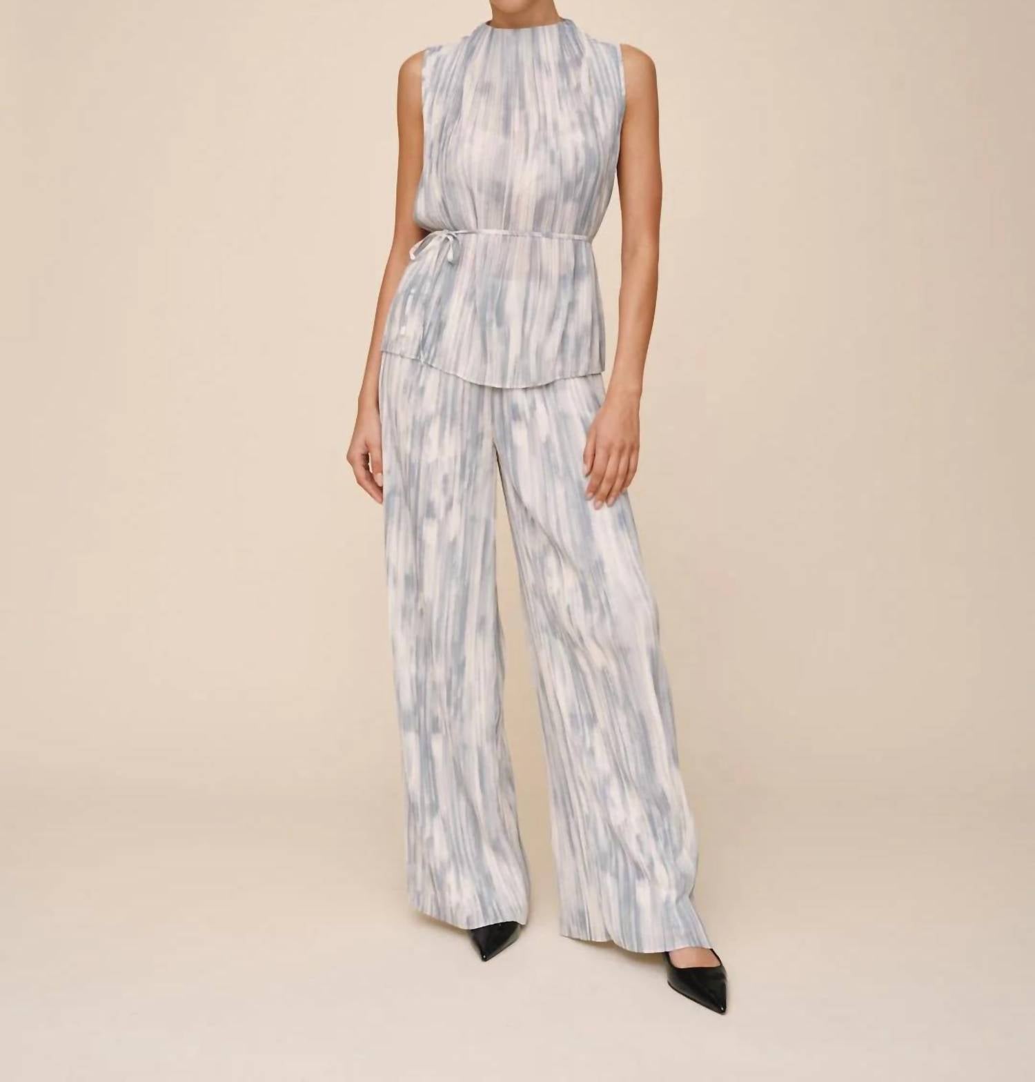 Bella Dahl - Mock Neck With Tie Belt Top