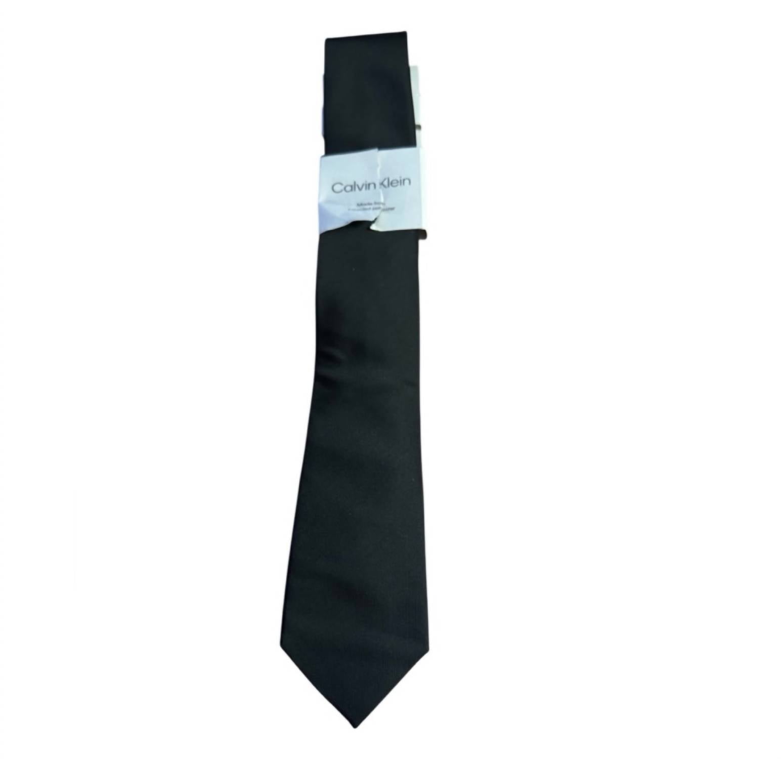 CALVIN KLEIN Men's Classic Tie in black - men's accessory