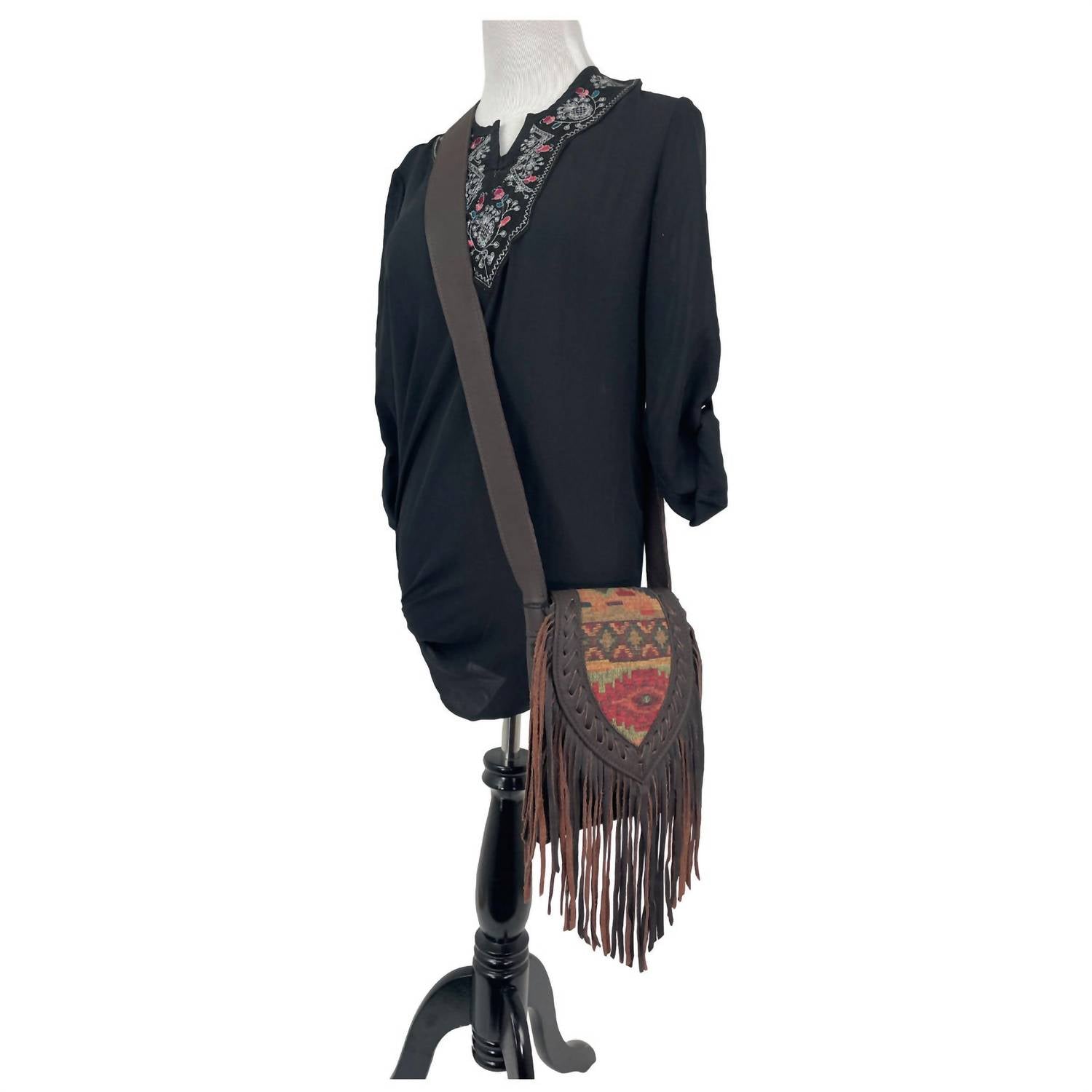 American West - Fringed Cowgirl Crossbody Bag