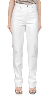 Agolde - Women's Recycled Leather 90s Pinch Waist Lace