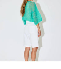 Maiami - MOHAIR SHORT SLEEVE CARDIGAN