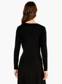 Nic + Zoe - Cozy Rib Twist Top