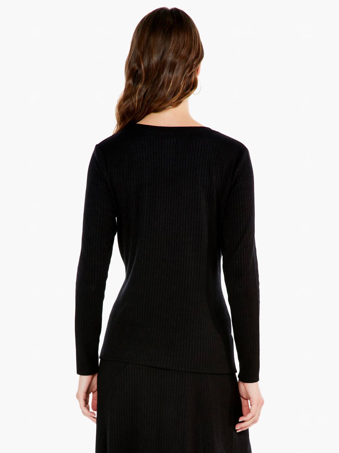 Nic + Zoe - Cozy Rib Twist Top