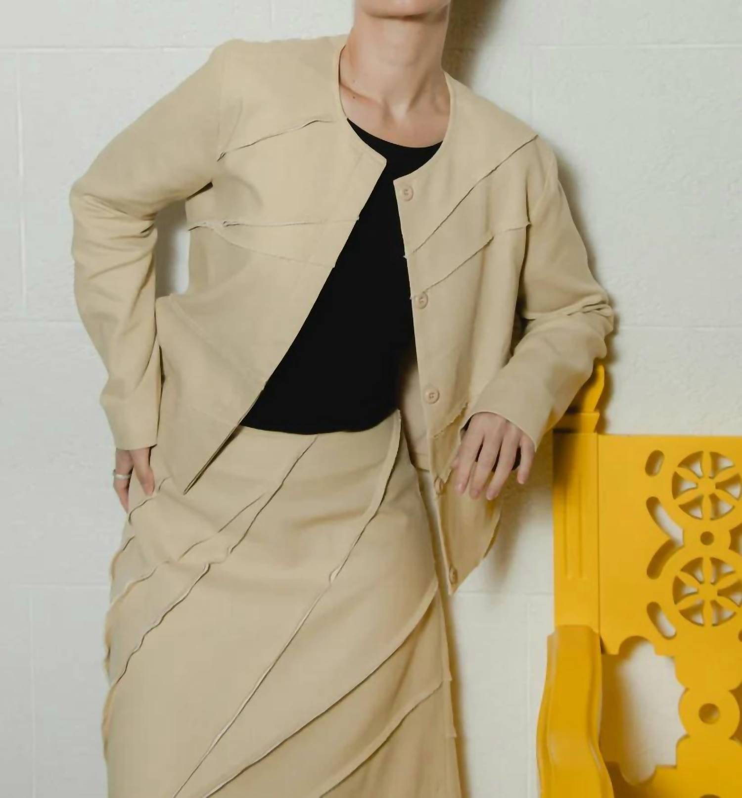 Hana & Co - Chic Lines Jacket Set
