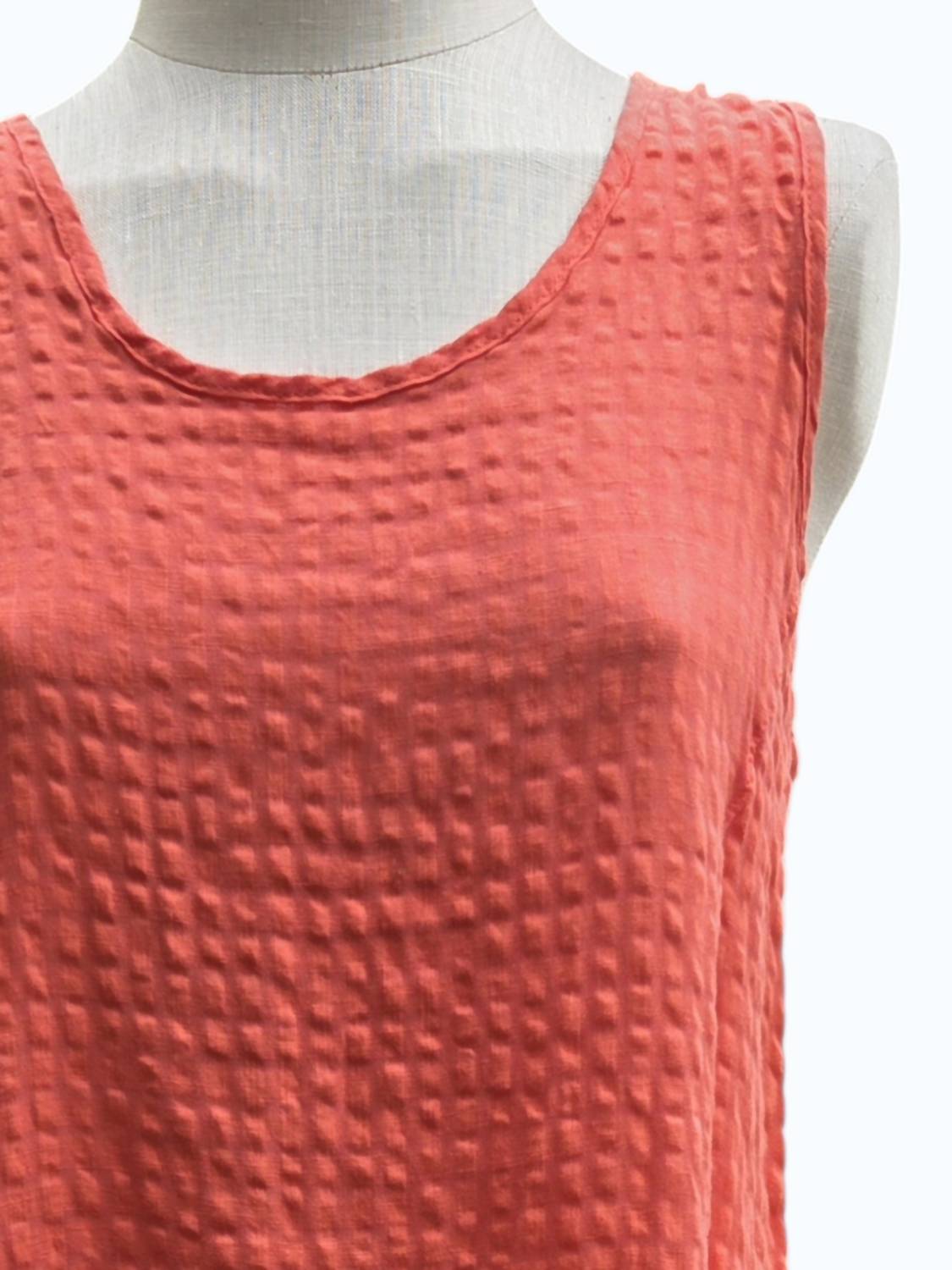 Luna Luz - Women's Seersucker Linen Sundress