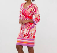 ESQUALO Ditte Beads Disco Hit Knee-length Dress in multicolor - women's dress - detail view