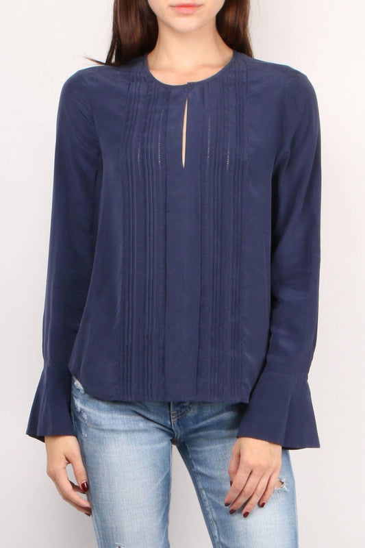 L'Agence - SIMONE PLEATED BLOUSE