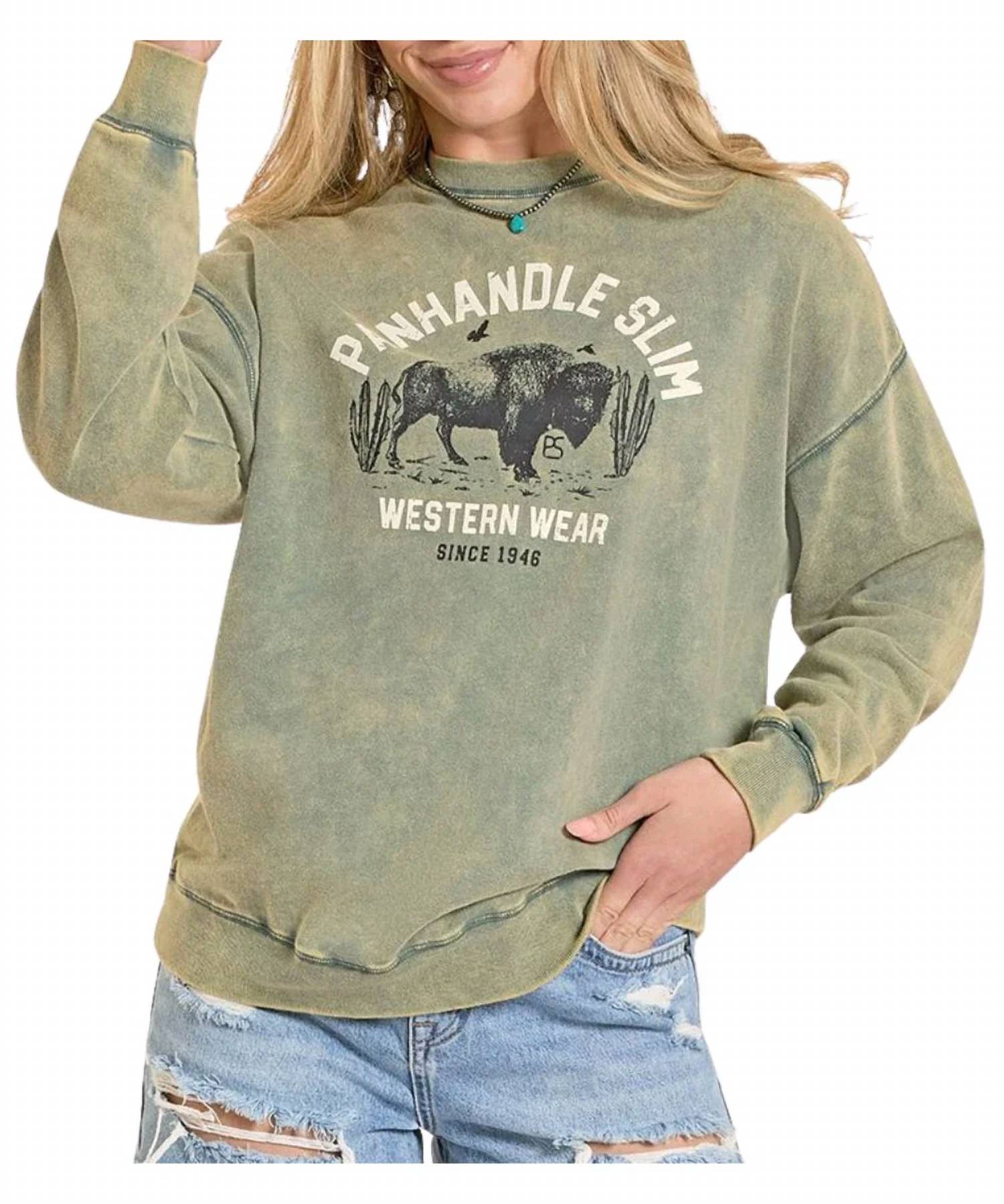 Panhandle - Buffalo Pullover Sweater