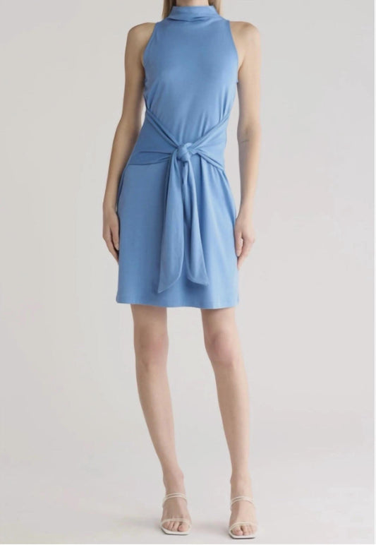 Vince - Sleeveless Pima Cotton Wrap Tie Front T-shirt Dress