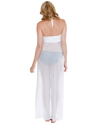 Dotti - Spot On Bandeau Hi-Low Front Slit Cover-up