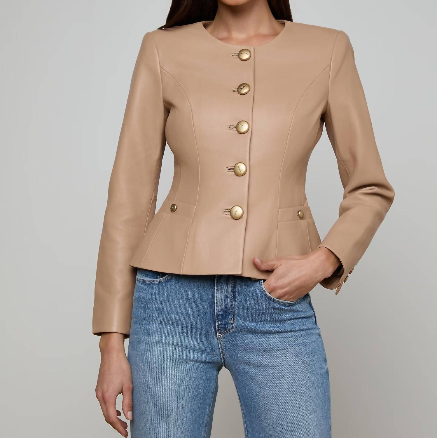 L'Agence - Mariella Leather Jacket