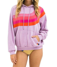 Aviator Nation - Wave Stripe 4 Relaxed Pullover Hoodie