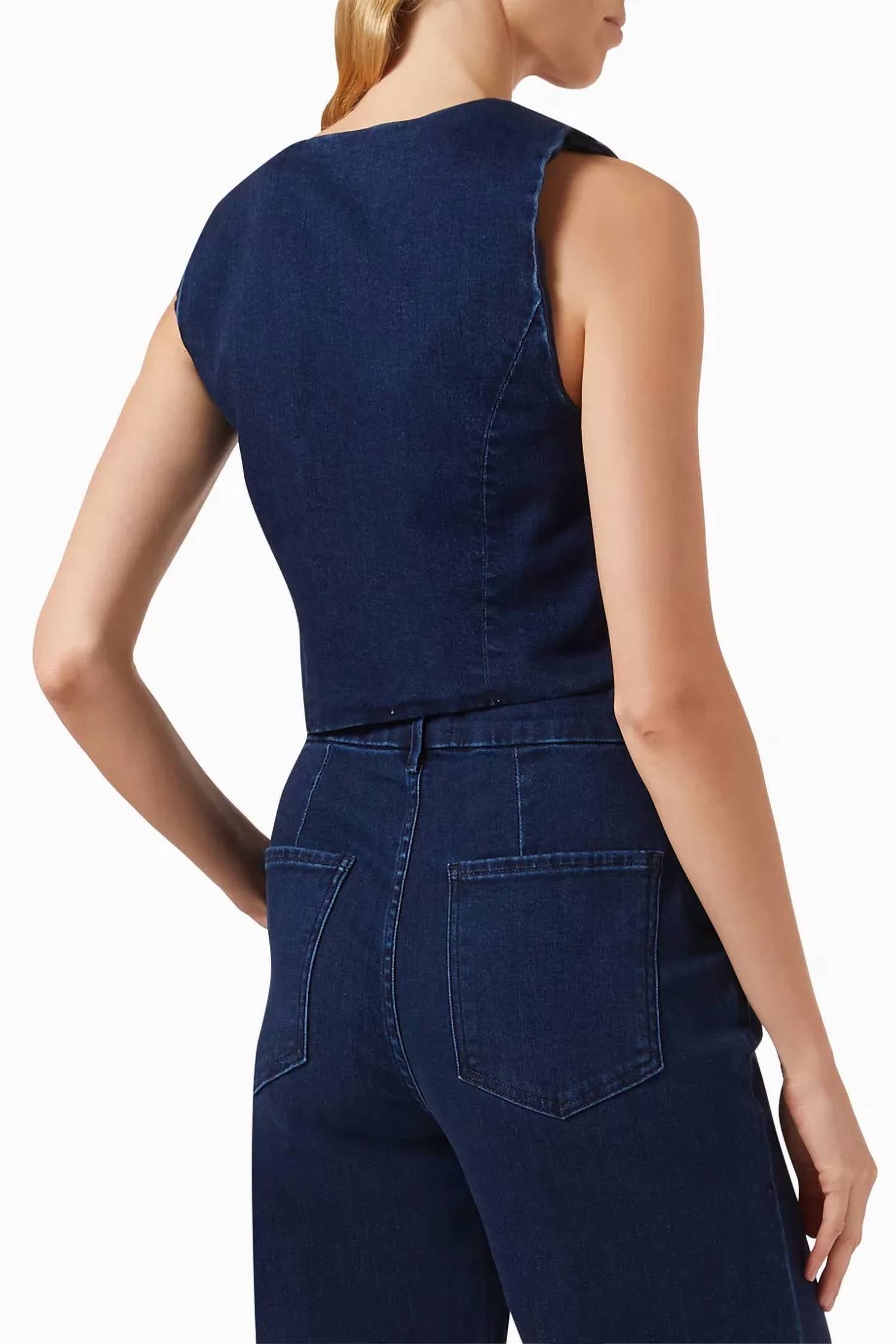 Le Jean - Ella Waistcoat Denim Vest