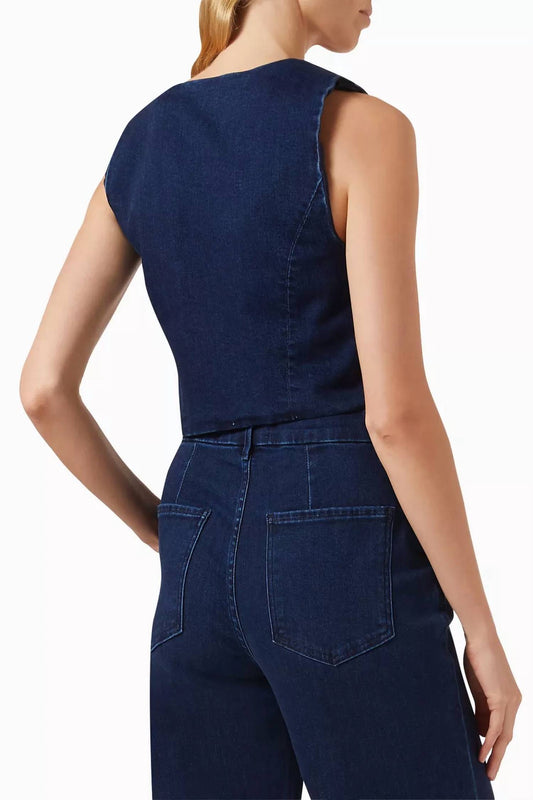 Le Jean - Ella Waistcoat Denim Vest