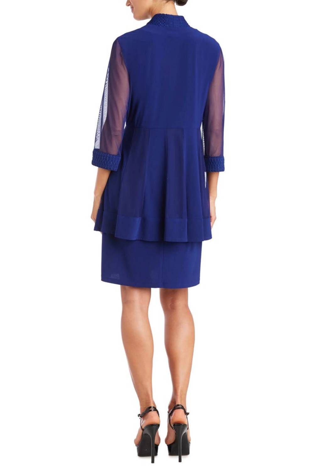R&M Richards - Women's Two Piece Short Evening Jacket Dress