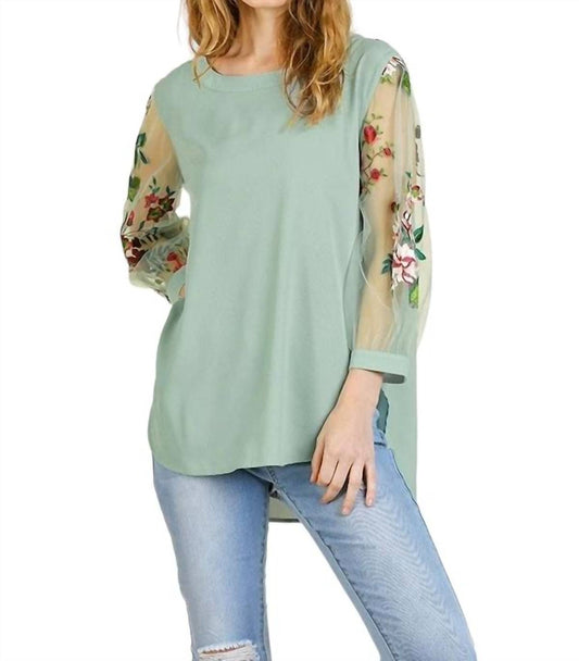 Zinnia Floral Top