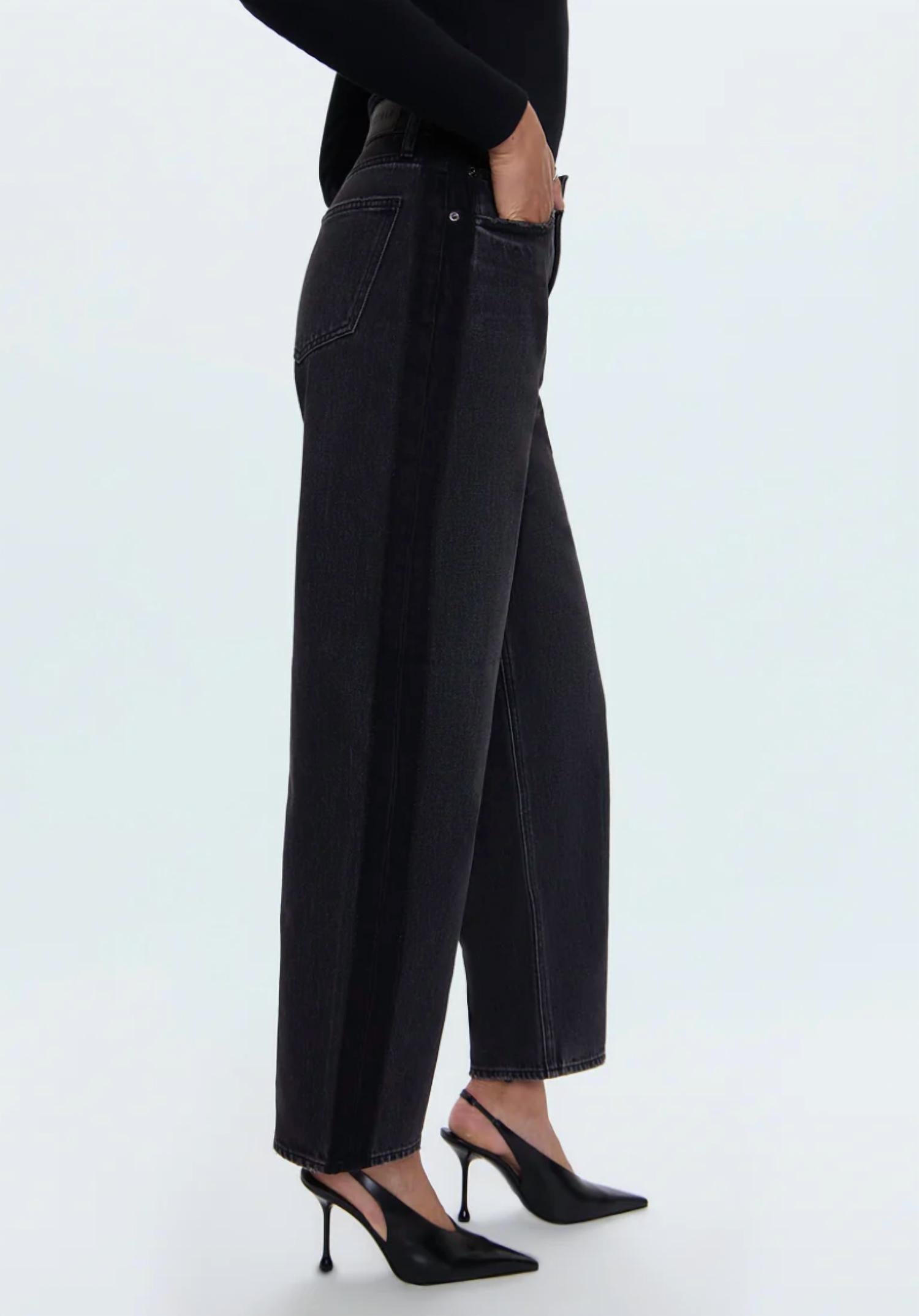 PISTOLA Wes Barrel Jeans in cinema 1 - women's jeans - detail view
