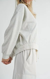Sadie & Sage - Vita Crewneck W Nylon Panels