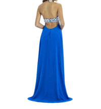 Blush Prom - Stones And Crystals Flowy Prom Dress