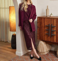 Karen Kane - Sequin Midi Skirt