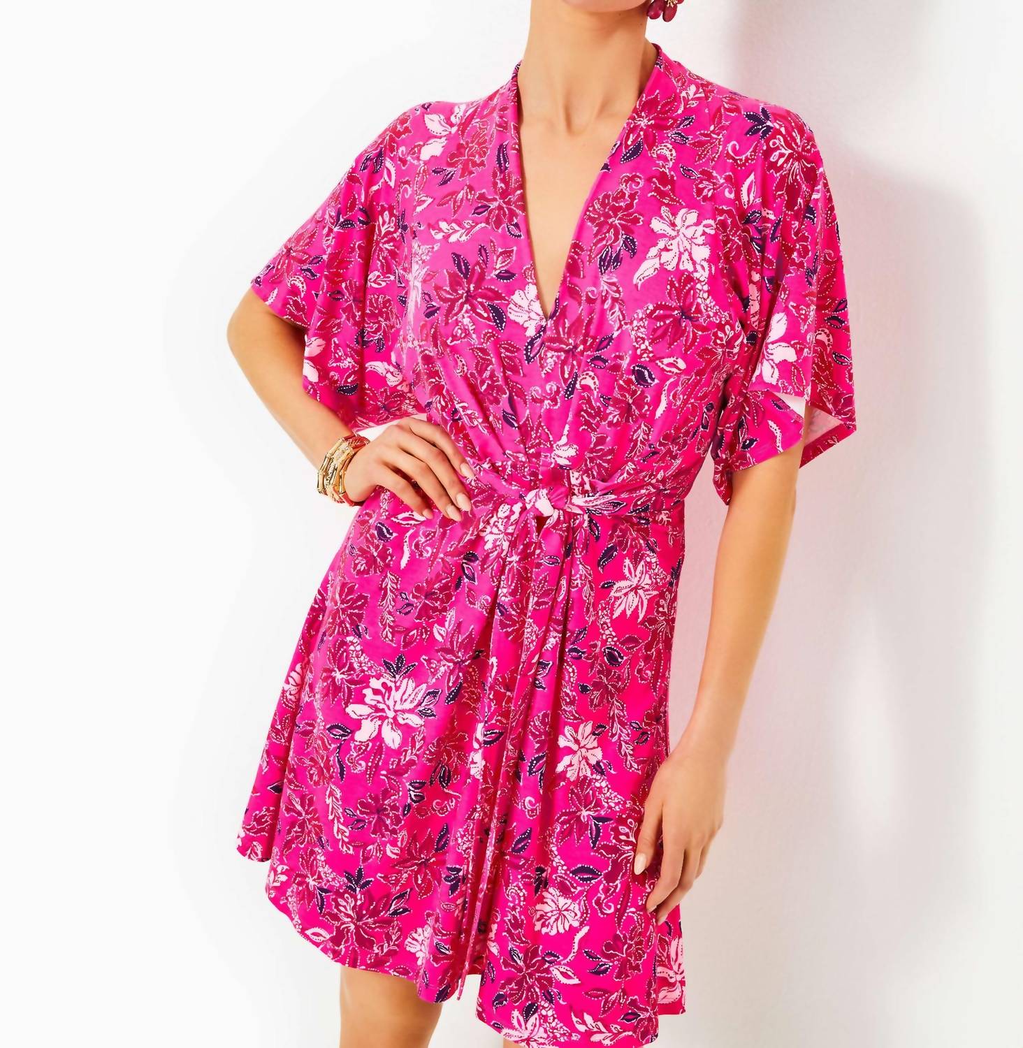 Lilly Pulitzer - Wisteria V-neck Dress