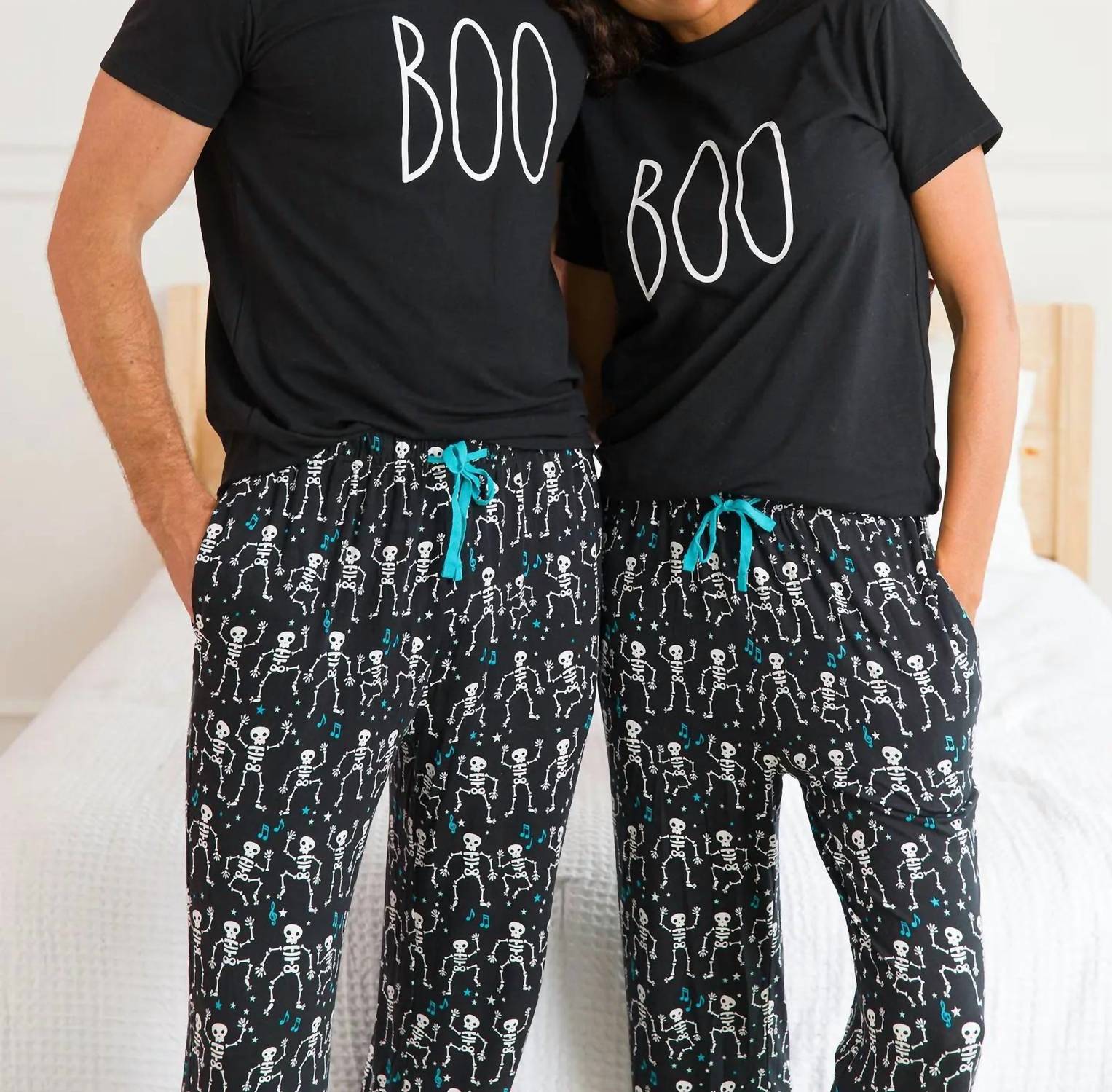 Rufflebutts - Unisex - Skeleton Boogie Bamboo Pajama Pants