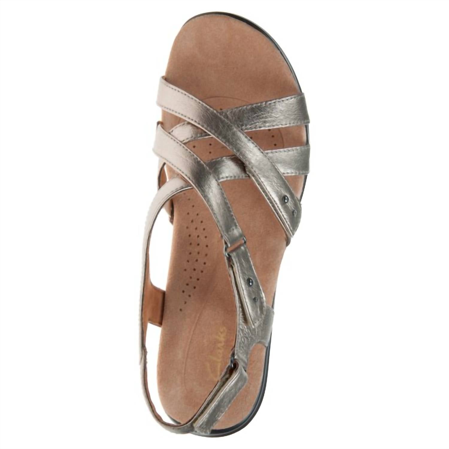 Clarks Women's Kilty Go Sandal in metallic - women's sandal - alternate view
