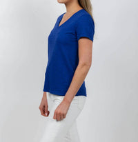 Elliott Lauren - Short Sleeve V-neck Tee