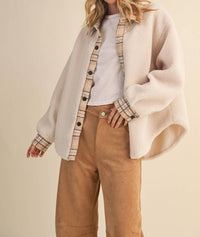 Klesis - Austin Plaid Contrast Sherpa Jacket