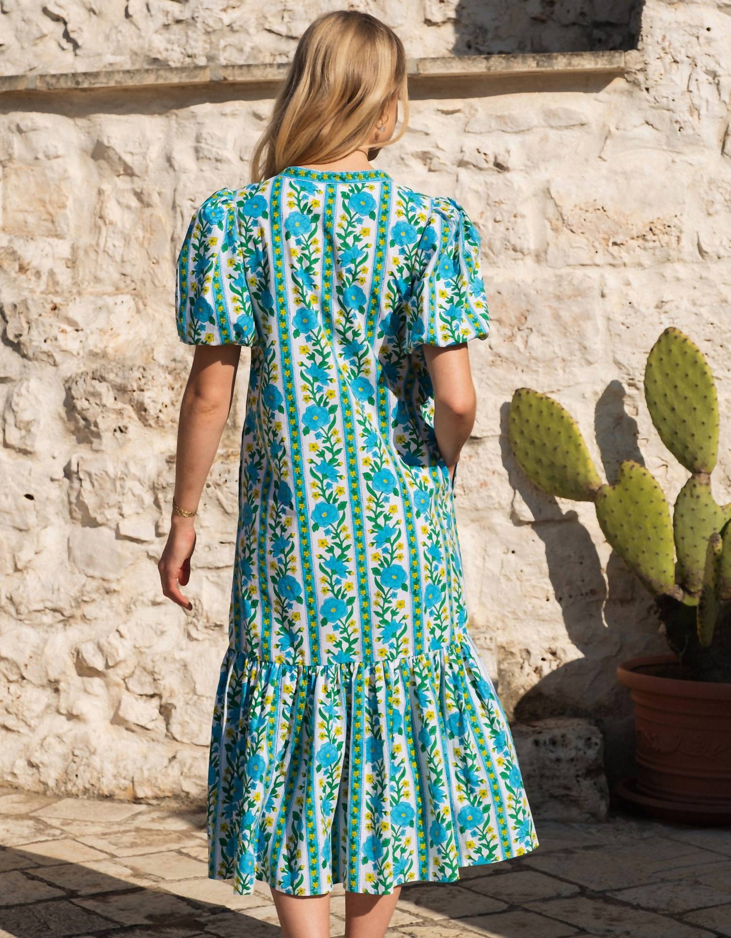 Pink City Prints - Daisy Midi Dress