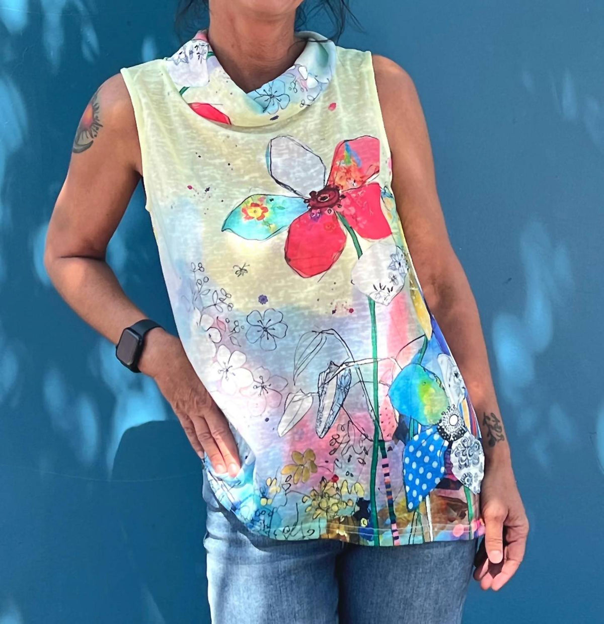 Shana Apparel - Cowl Neck Tank Top