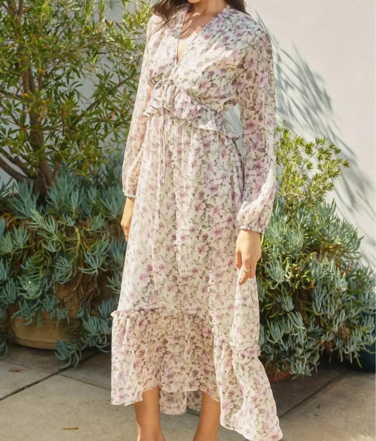 Dress Forum - Ruffled Maxi Dress